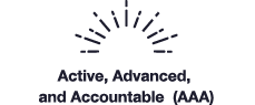 Active, Advanced,  and Accountable  (AAA)